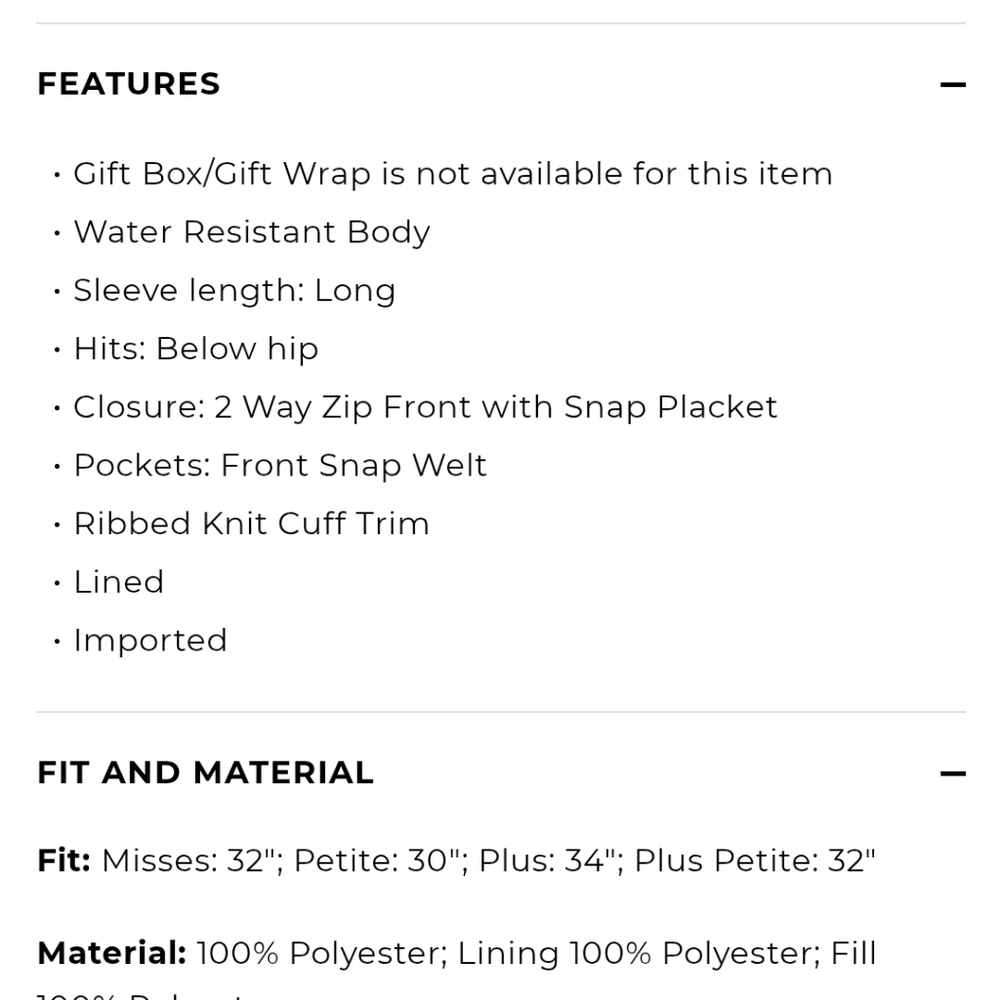 Talbots Lilac Alternative Down Jacket - image 8